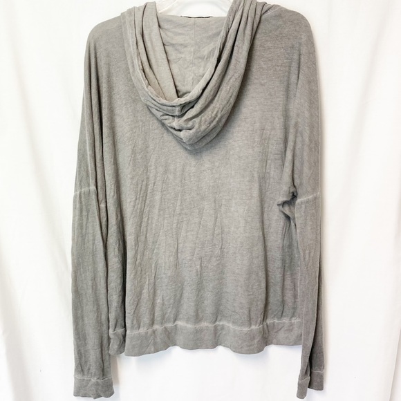 Foreign Exchange Gray Thin Loose Hoodie Size Medium - Picture 2 of 9